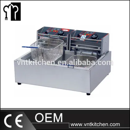 Counter Top Electric Deep Fryer/Double Basket Deep Fryer