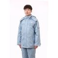 Refined Blue Refining Plate Work Winter Uniform