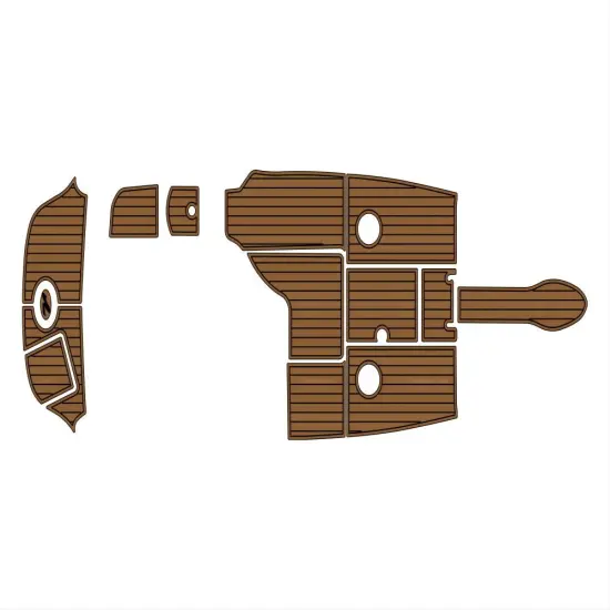 2007 Sea Ray 220 Select Teak Floor Mat with Adhesive