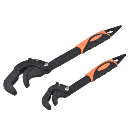 2Pcs Universal Quick Snap Multi-Function Tool Set: Allen Wrench & Adjustable Wrench Spanner