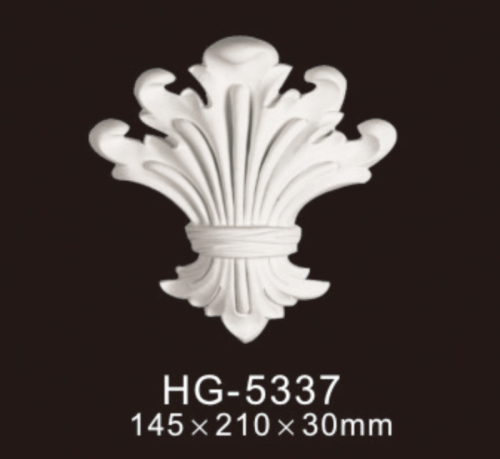 HG5337 polyurethane pu veneer accessories/pu ornament moulding