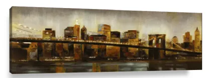 Golden Gate Bridge Impressionist Canvas Painting