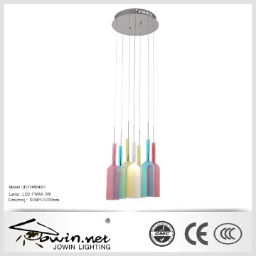 2013modern colorful glass bottle  pendant lighting
