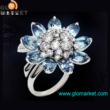 exquisite diamond finger ring