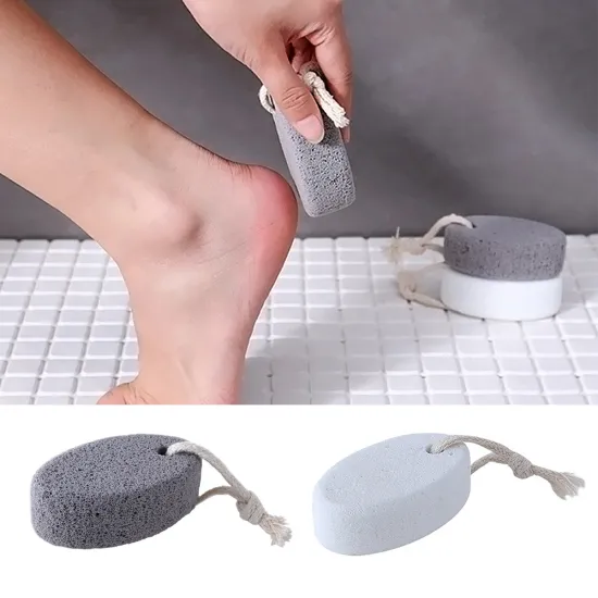 1PC Ellipse Fiberglass Foot Clean Hard Skin Callus Remover Foot File Pedicure Tools Scrub Bath Pumice Stone Foot Care Tool