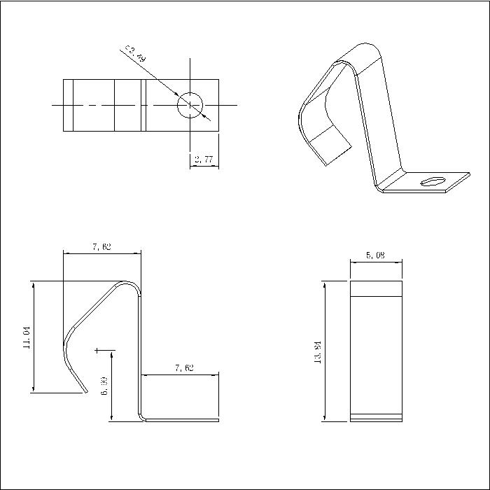 BS - M - SN - X - 5231 Battery Holder 5231 STYLE