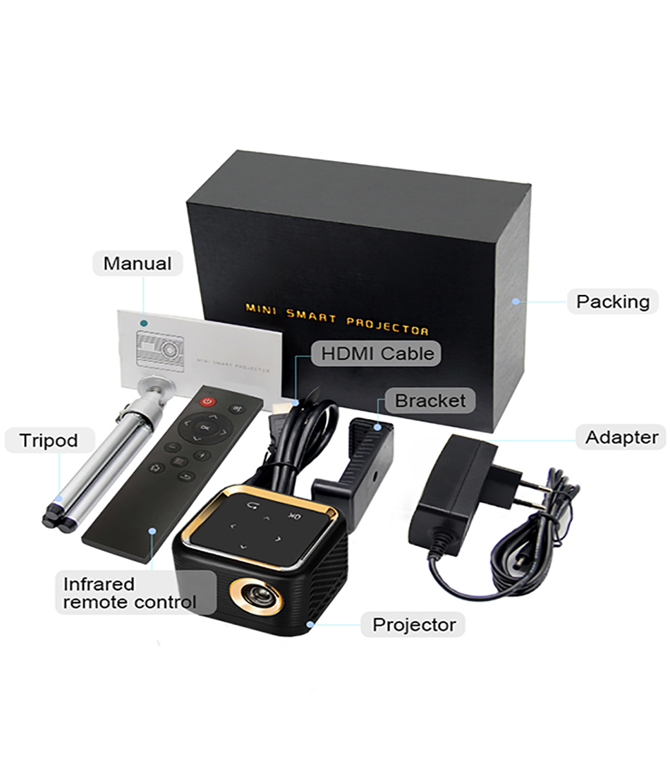 WiFi home portable projector