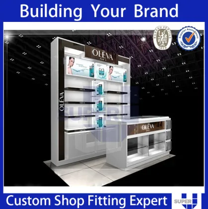 best manufacturer interior stands shop furniture for cosmetics