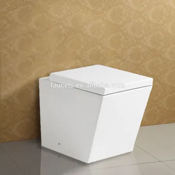 Rectangular Freestanding Ceramic P Trap Water Closet