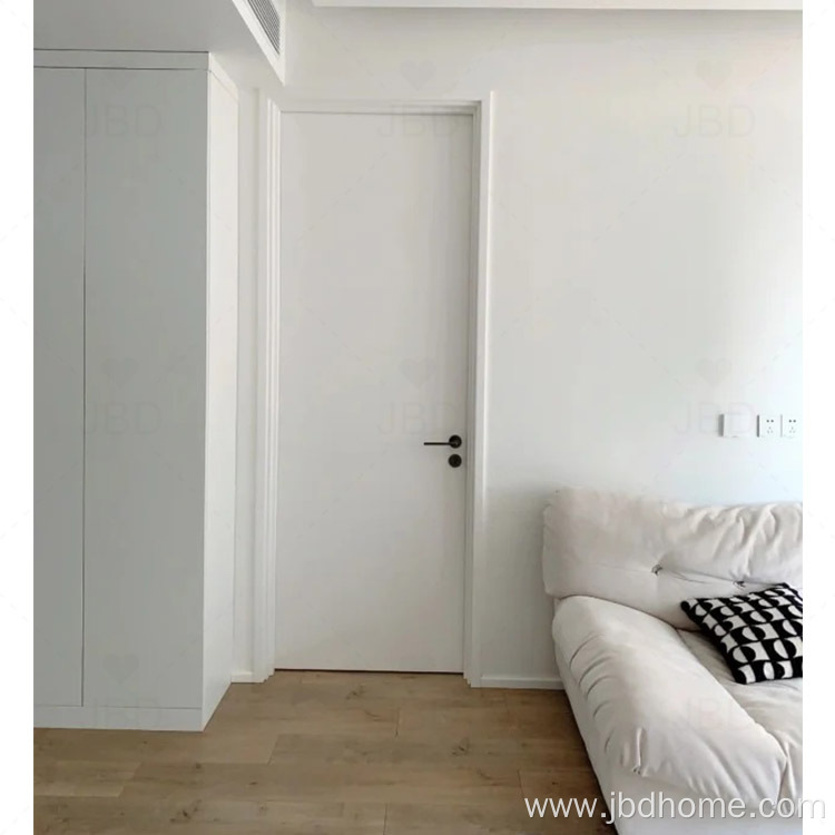 White wooden doors double doors modern design
