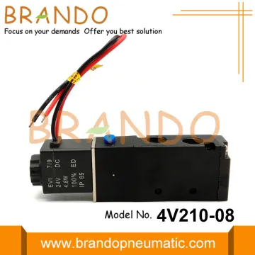 24 Volt 4V210-08 5/2 Pneumatic Electric Solenoid Valve
