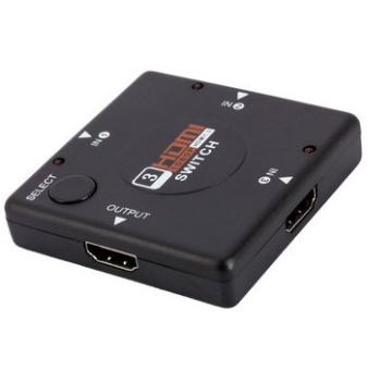 1080p Full HD 3x1 HDMI Switcher - 3 Input 1 Output HDTV Switch Box Without Power