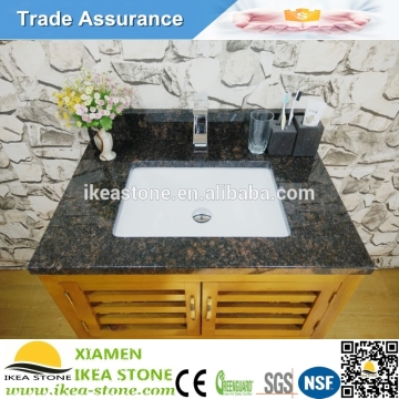 Tan Brown Granite Bathroom Vanity Hotel