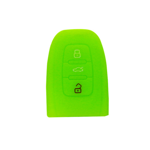 Audi 3 buttons car silicon key case