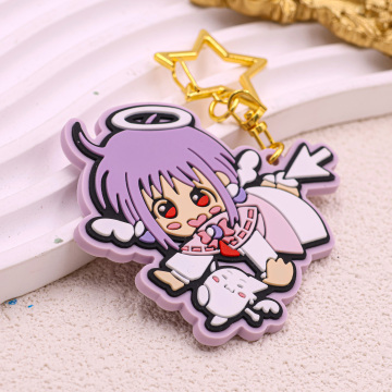 Custom 3D Soft PVC Keychains with Custom Logo