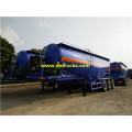 3 Eixo 35-60cbm Bulk Powder Tank Trailers