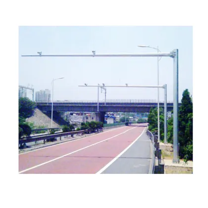 8 Meter Galvanized Traffic Pole Monitoring pole