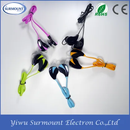 Cheap colorful headset sport bluetooth earphone with gift box