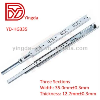 Buy drawer slides ball bearing from YingDa YD-HG335