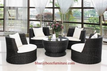 Patio Furniture High Quality Rattan Wicker Sofa Set (BZ-R003)