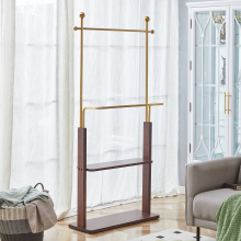 modern home coat rack with wood Stylish Solid Wood Coat Rack with Modern Hangers Factory