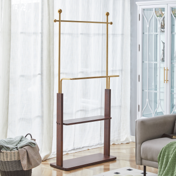 modern home coat rack with wood Stylish Solid Wood Coat Rack with Modern Hangers Factory