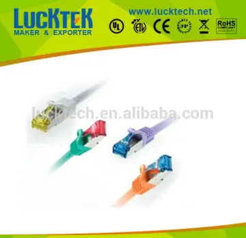 HIGH QUALITY OF CAT.6A / CAT.7 UTP PATCH CABLE,Colorful RJ45 NETWORK CONNTECTORS