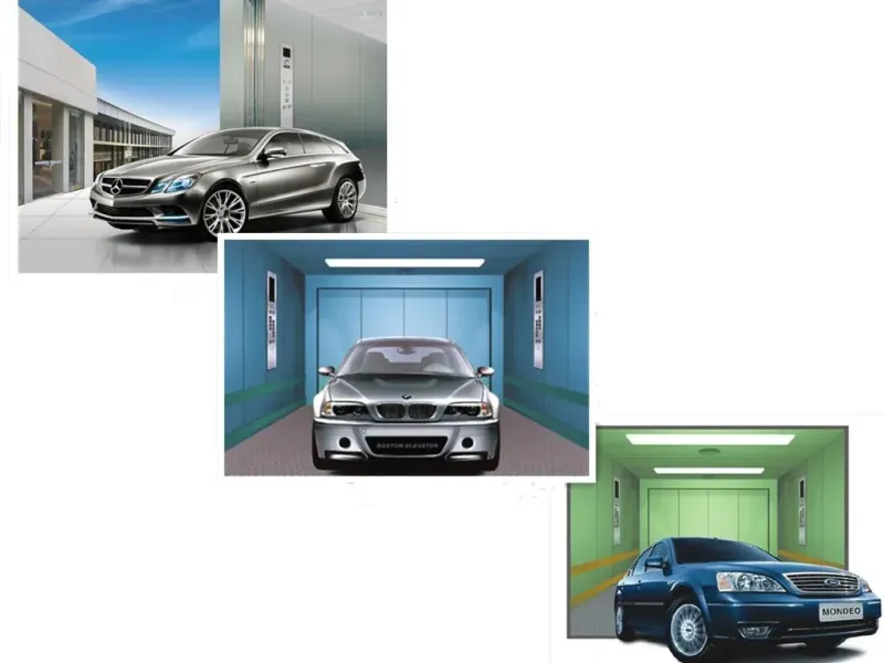Safe Car Elevator with Machine Room Cargo Lift