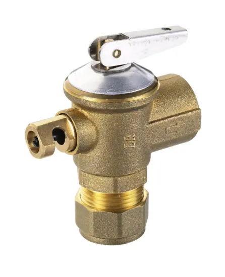 Forged brass safety valve- threaded ended