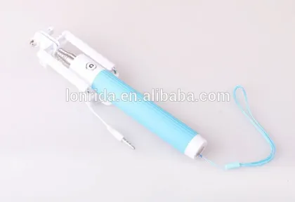 Newest Design Handheld Portable Fashion Colorful Wired Selfie Stick For Huawei Ascend