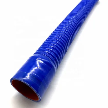 Customized corrugated silicone hose flexible automobile reinforced silicon corrugated air hose