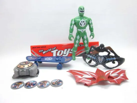 SUPER WARRIORS W/LIGHT&EYEGLASS&LAUNCHER&SLIDING PLATE