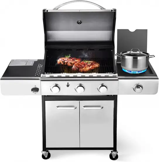 New Design Multi Purpose Gas Barbecue Grills Black