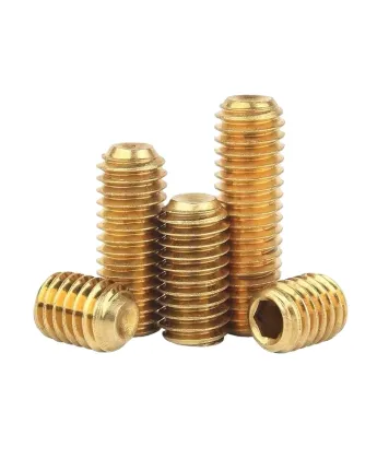 Hot Selling DIN913 DIN916 Brass Set Screws - Hex Socket Set Screws
