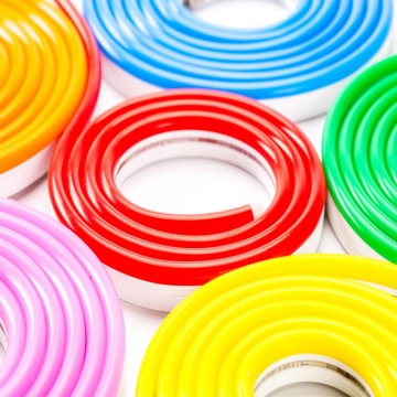 หลายสี 16*15 มม. RGB LED ไฟนีออน LED ที่มีความยืดหยุ่น