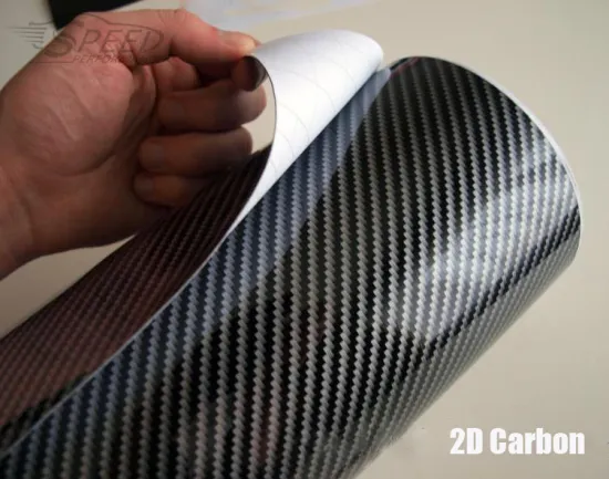 2D Silver Carbon Fiber Vehicle Interior Film
