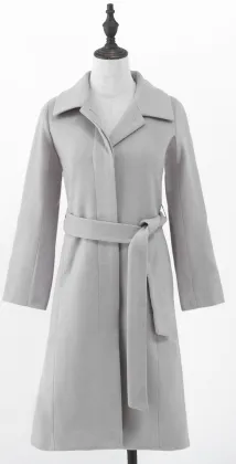 Women's Beige Tweed Coat