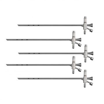 Surgical rigid ENT pediatric bronchoscope tube set