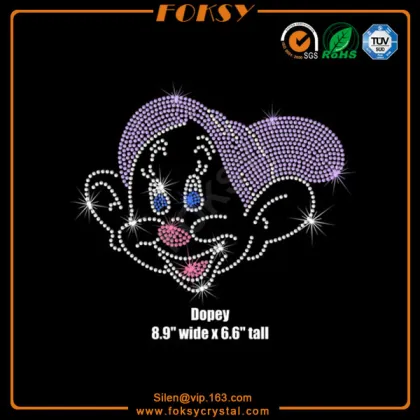 Bling Diamonds rhinestone iron on