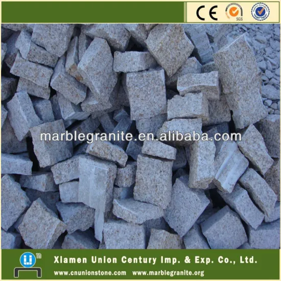 Yellow Granite Natural Split Cube Stone
