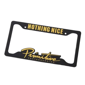 Classic Decoration Easy Install Car License Plate Frame 31cm*16cm CN;ZHE 1.2mm LPF26