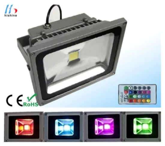 Energy Saving 30w 85v - 265v 2380lm Rgb Led Flood Lighting Waterproof