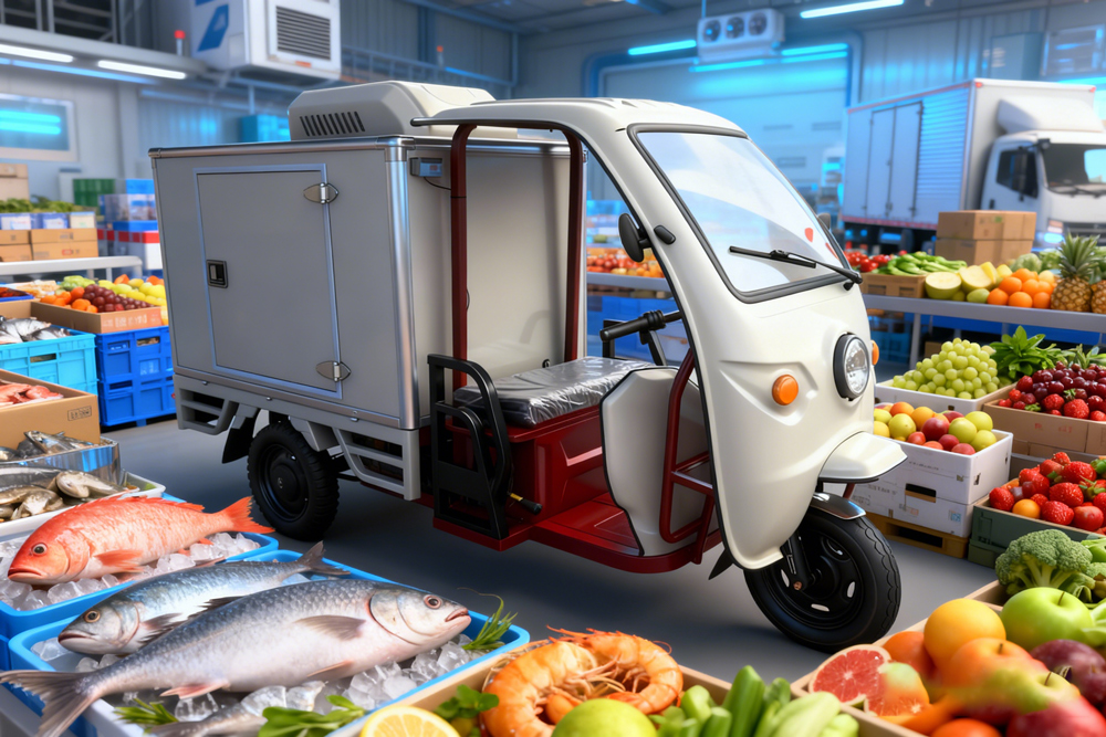 Newbase Cold Chain Delivery Tricycle