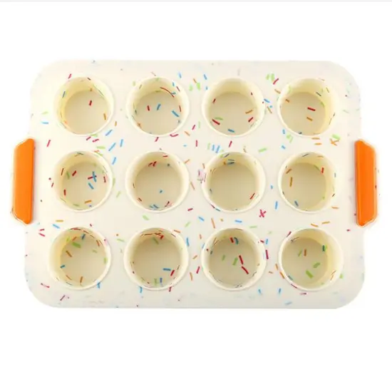 12 Cups Cupcake Baking Tray Mousse Cake Mold