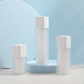 Free Sample 30ml 50ml Square Airless Pump Bottle