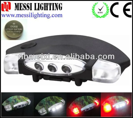 outdoor camping reading led cap light