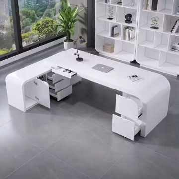 MORE DESIGN Free Sample Removable Home Corner Folding L Shape Writing Executive Computer Office Gaming Desk with Shelf