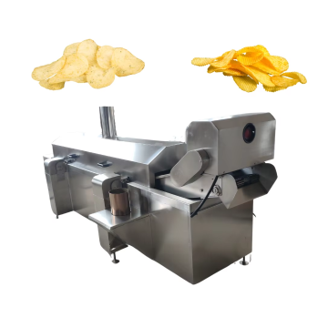 Tenaga Goreng Gas Automatik Tenaga Untuk Pemprosesan Makanan Snek Skala Besar
