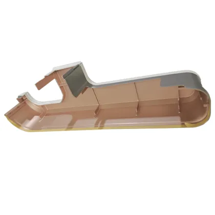 thermoformed plastic shell of surgical robot