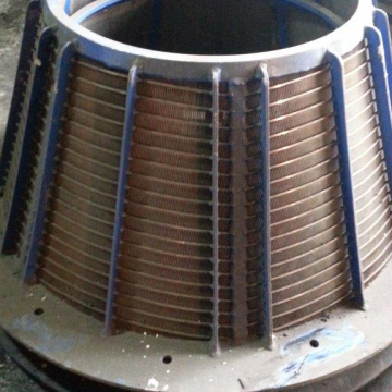 Stainless Steel Centrifuge Wedge Wire Basket for Industrial Centrifuges and Vibrating Screens in Mine Selection